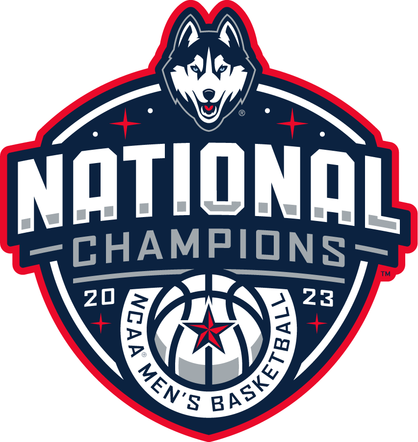 UConn Huskies 2023 Champion Logo diy iron on heat transfer